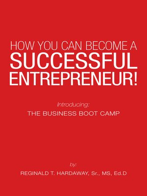 cover image of How You Can Become a Successful Entrepreneur!